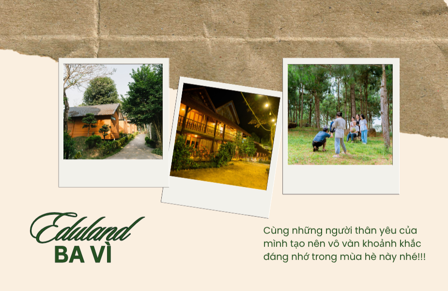 Family Resort Near Hanoi – Eduland Ba Vi, Surrounded by Lush Nature, Just 60 Minutes Away