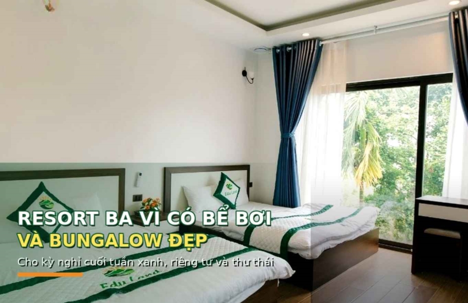 Resort Ba Vì Có Bể Bơi Và Bungalow Đẹp Cho Kỳ Nghỉ Cuối Tuần