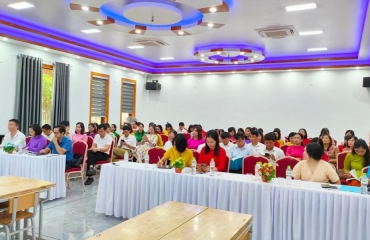 Hình ảnh hội nghị của Phòng giáo dục huyện Ba Vì.